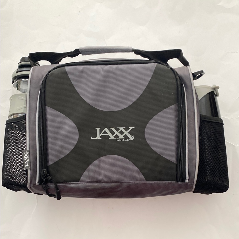 Jax Black and Gray Bag